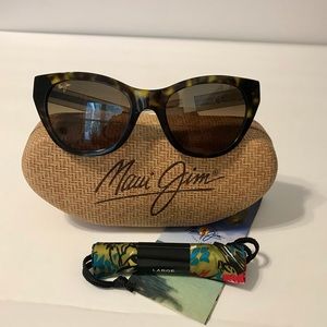 NEW Maui Jim Capri Polarized Cat Eye Sunglasses